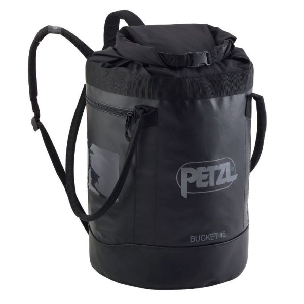 Saca Autoportante BUCKET Negra PETZL