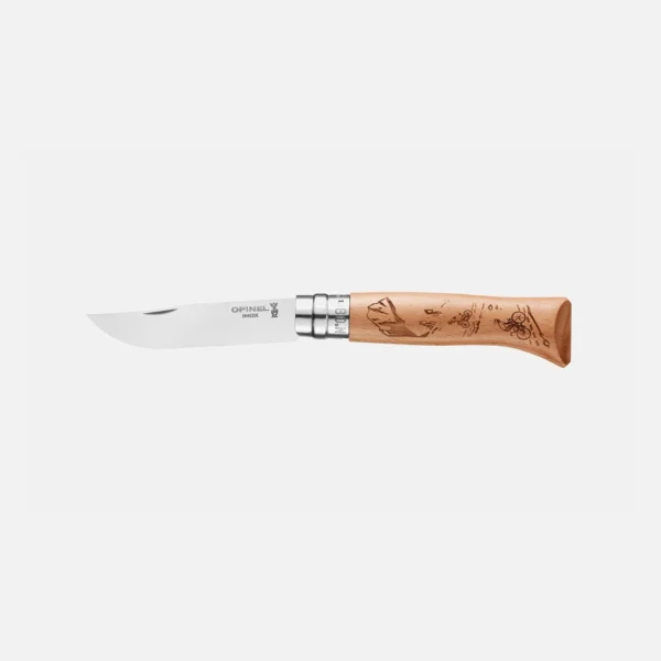 Navaja Inox 8 Grabado OPINEL - Imagen 3