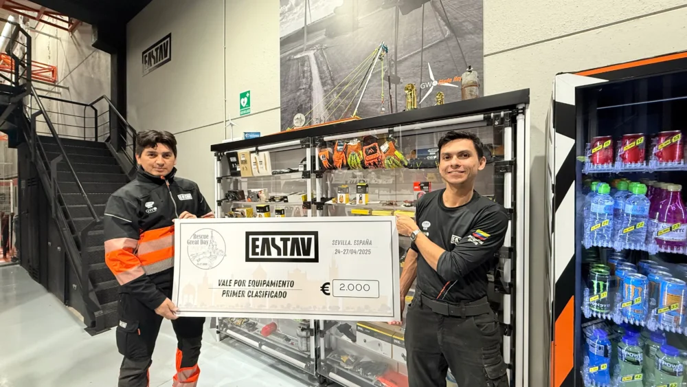 EASTAV rescue great day. Sevilla. cheque de regalo de 2000 euros de equipamiento
